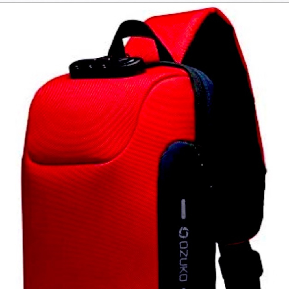 Red ozuko travel sling bag NWT